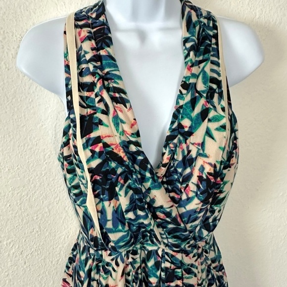 Revolve Greylin Fern Mini Dress in Lagoon Small Resort Summer Tropical Plunge - Picture 8 of 15